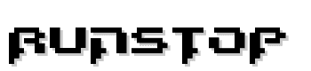 Runstop-Restore font